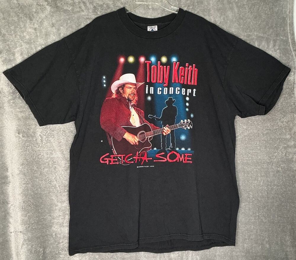 Vintage 1999 Toby Keith ‘Getcha Some” Concert Tour XXL Delta Country T - Shirt